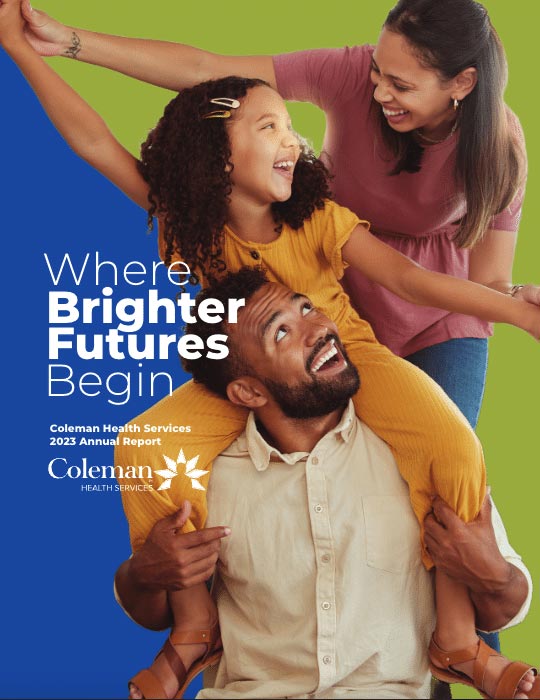 Coleman Health Services 2023 Annual Report cover
