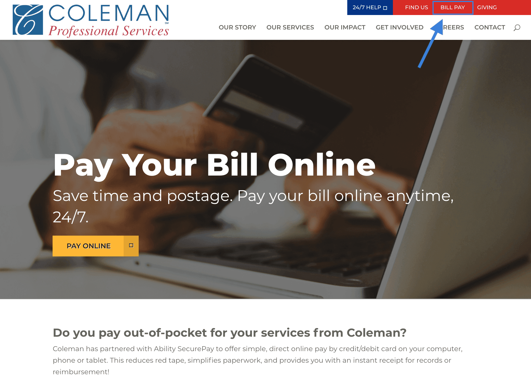 Coleman-New-Webiste_Online-Bill-Pay