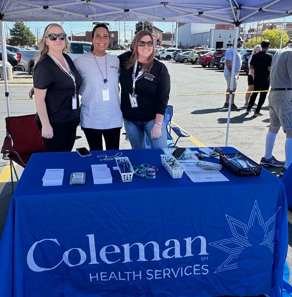 Coleman employees at the Marion Crawford Suicide Walk