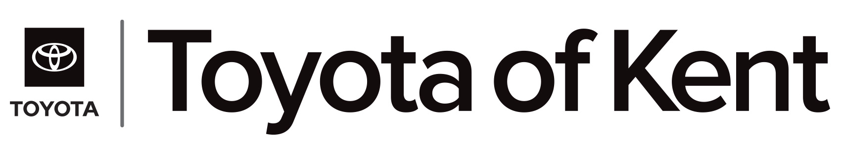 Toyota of Kent dealership logo with Toyota emblem and bold 'Toyota of Kent' wordmark