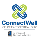 Logo for ConnectWell CIE of East Central Ohio, an affiliate of Goodwill Industries